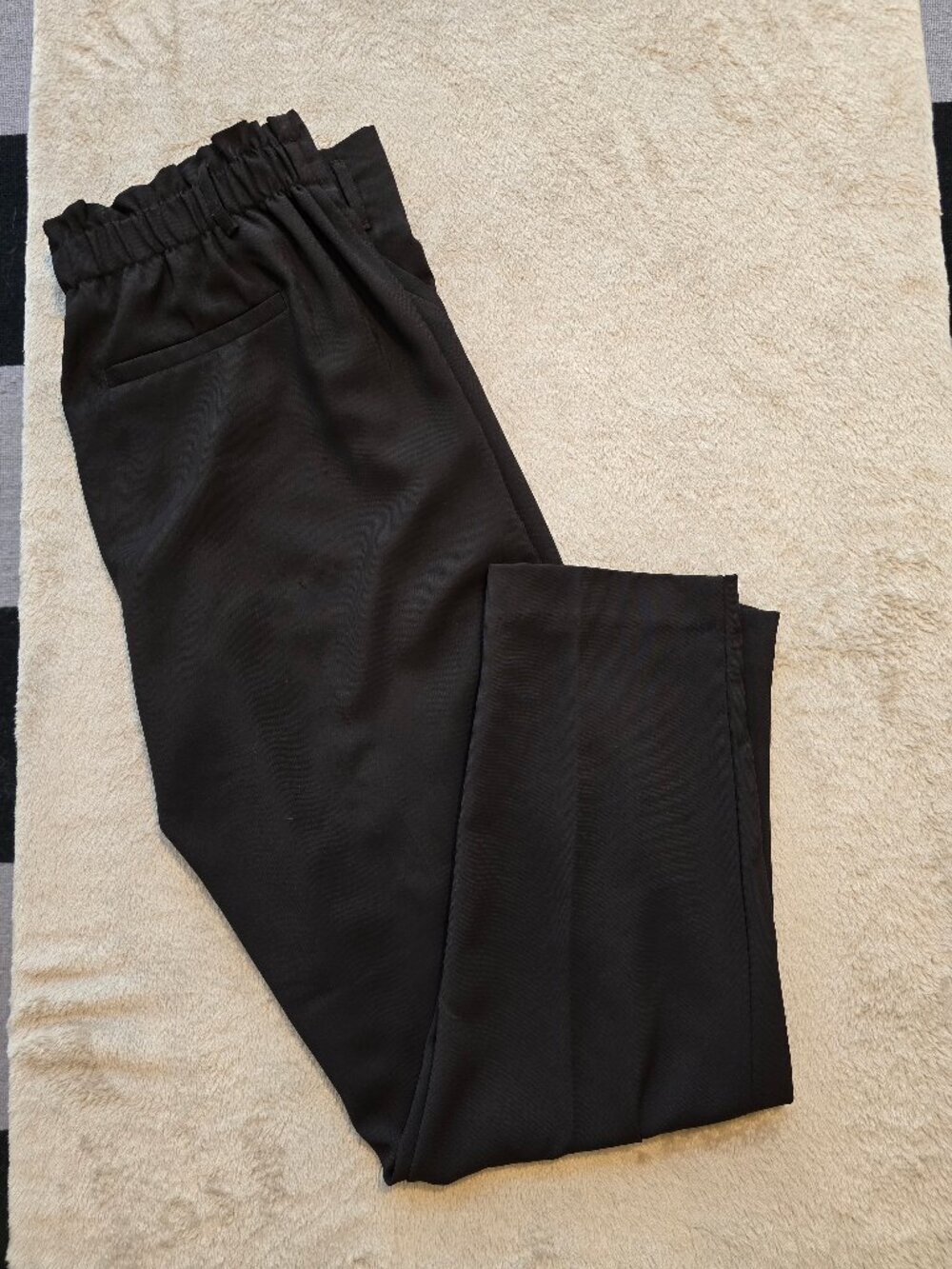 Reitmans Black The Iconic Pant Pleated Trousers - Size 12 Regular (Style 417096)